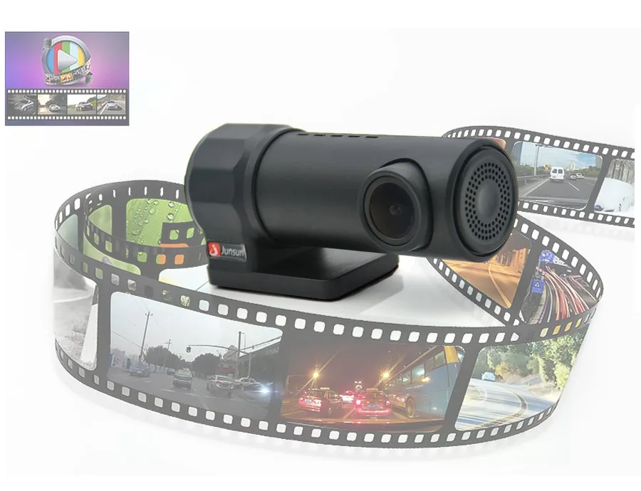 Hidden Car Dashcam 360 Rotation Wifi Car Video Recorder Strong Night