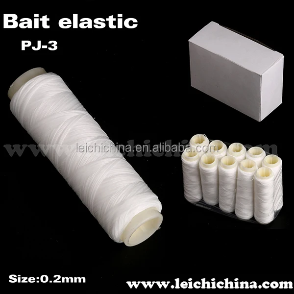 1x High Tensile Bait Elastic Thread 100/200m Spool Tackle Baits Sea Fishing B2B1