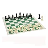 Customized Vinyl chess board game green color, roll up chess board game Chess board game china supplier