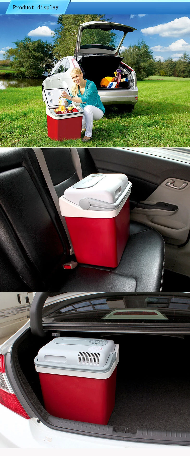 Ceeinauto Large Capacity Car Refrigerator Car Refrigerator Small