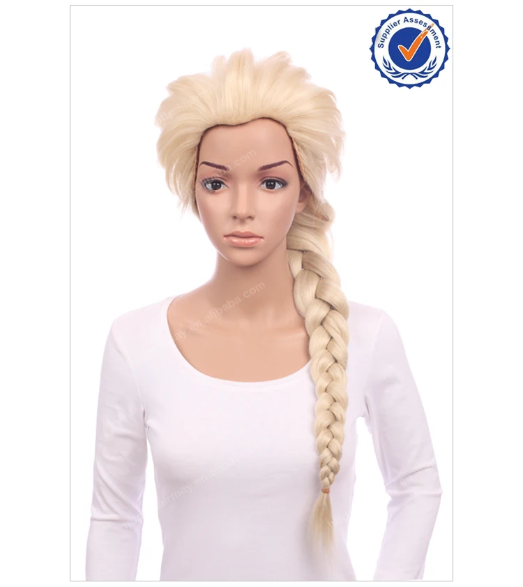 elsa frozen hair wig