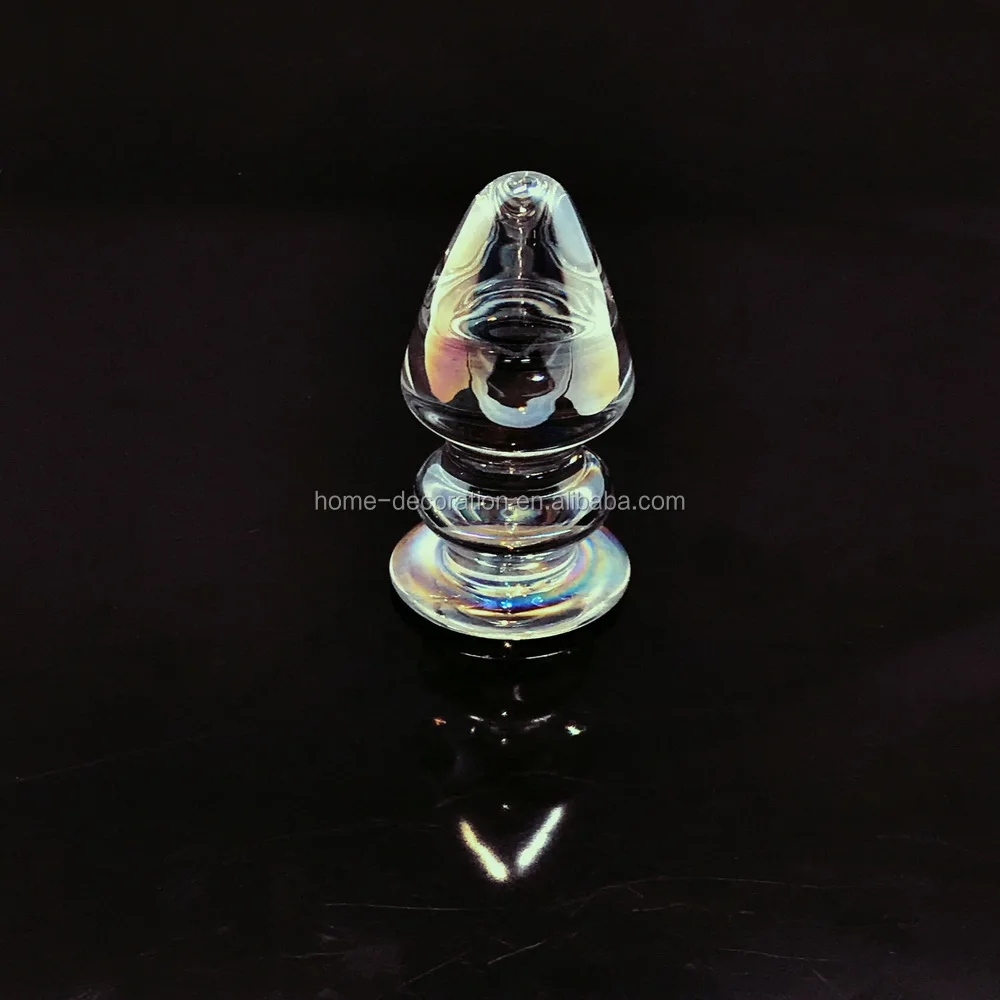 Iridescent Glass Anal Dildo Manufacturer Mad