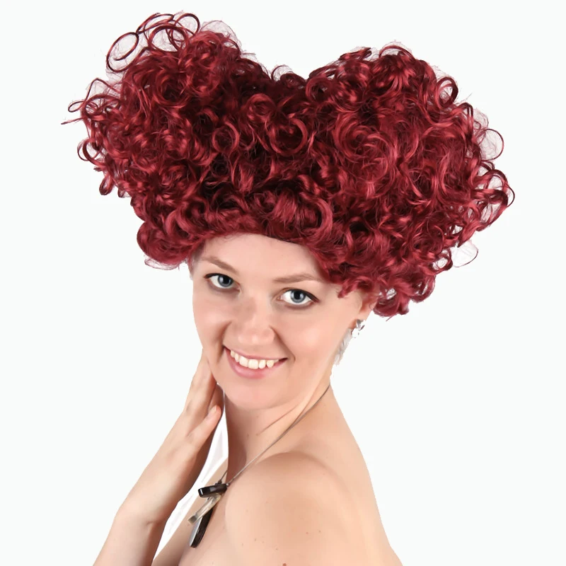 parrucca regina rossa