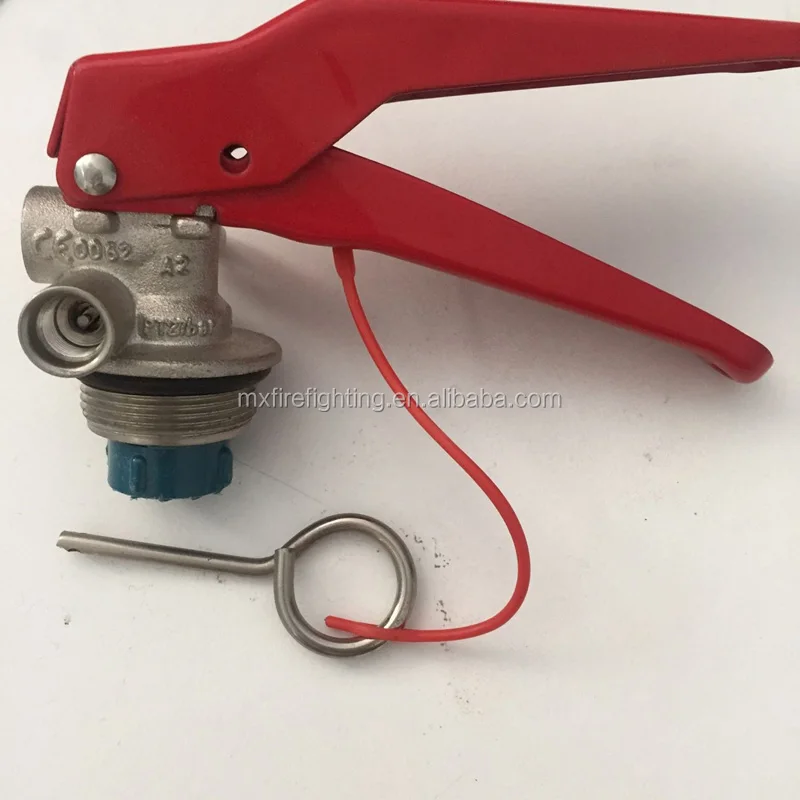 Dry Powder Fire Extinguisher Red Valve With Ce Standard Valve Fire Extinguisher Spare Parts