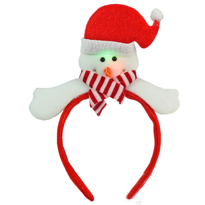 Light Blinking LED Santa Claus Headband font b Fancy b font font b Dress b font