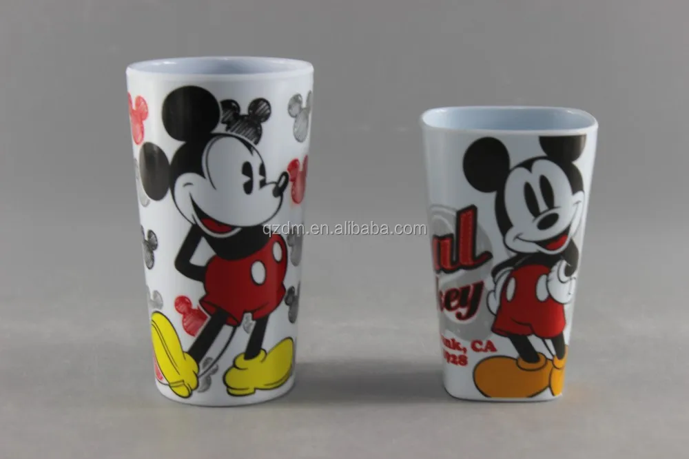 Theme Decal Melamine Drinking Cups For Kids