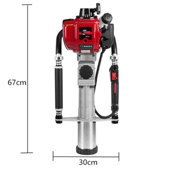 Dpd-65 4 Stroke Handheld Portable Gas Powered Post Pounder With Epa ...