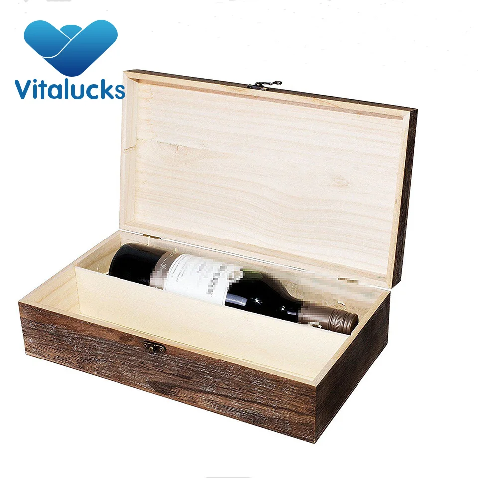 Hot Sale Good Quality Customized Unfinished Pine Wooden Box Unfinished