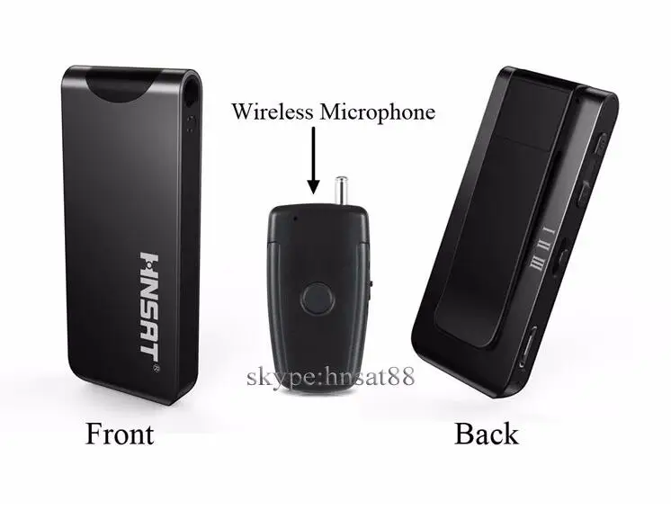 product-Factory outlet Hidden microphone voice recording device with 80 Meters wireless manipulation