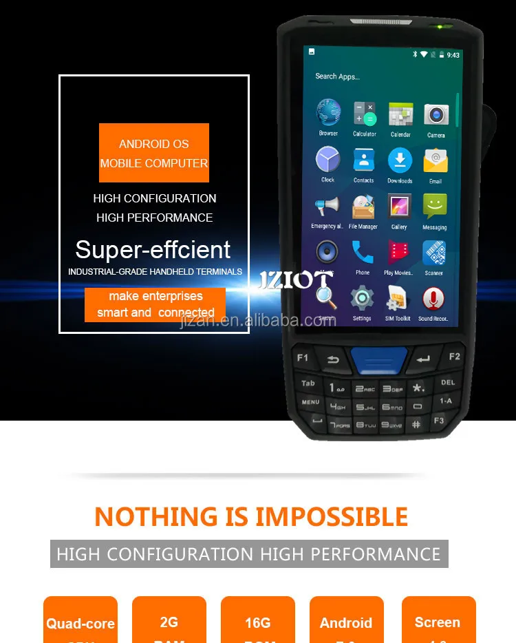 High Quality Handheld Terminal Pda Hs Code 1d 2d Barcode Scanner