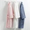 100 Cotton China Nice Quality Plain Unisex Knitted Produced Bathrobe