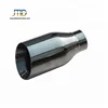 Titanium black SLANT Cut 102mm outlet double wall exhaust pipe exhaust tip