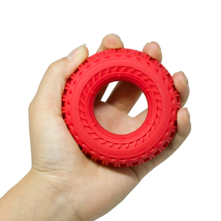 2019 Fashion silicone rubber squeeze finger grip ring hand exerciser set