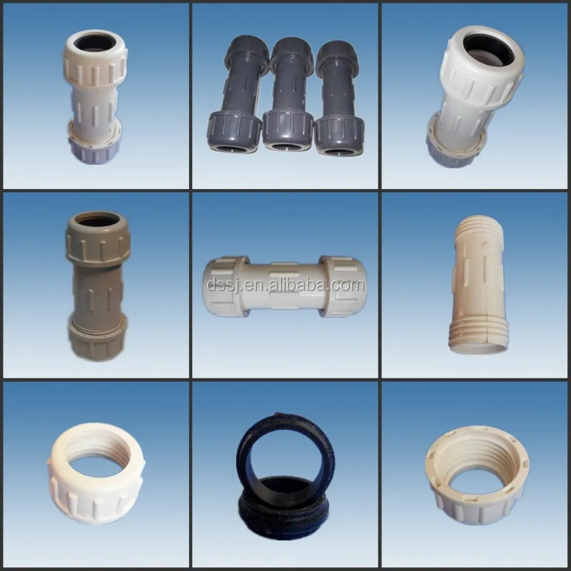 Pvc Female Coupling Hydraulic Quick Disconnect Fittings/pvc Quick