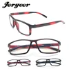 Yiwu Famous Brands Glasses New Model Eyewear Big Frame Double Color Optical Glasses Frame With Spring Hinge