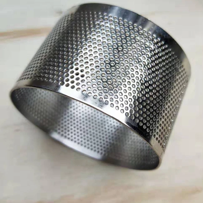 Perforated Stainless Baffle Tubing For Exhaust Buy Seamless Perforated Stainless Steel Filter