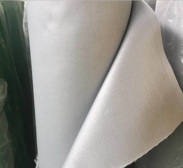 Glass Fiber Fabric Impregnated with High Temperature Resistant Silicone Rubber Coating