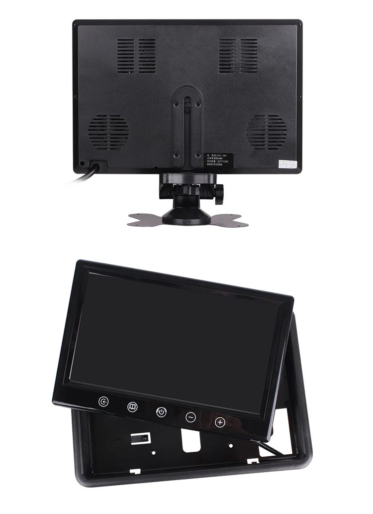 9 Inch Led Tv Monitor Hd 1080p 4 Split/quad Screens Car Monitor 9'' Dvd