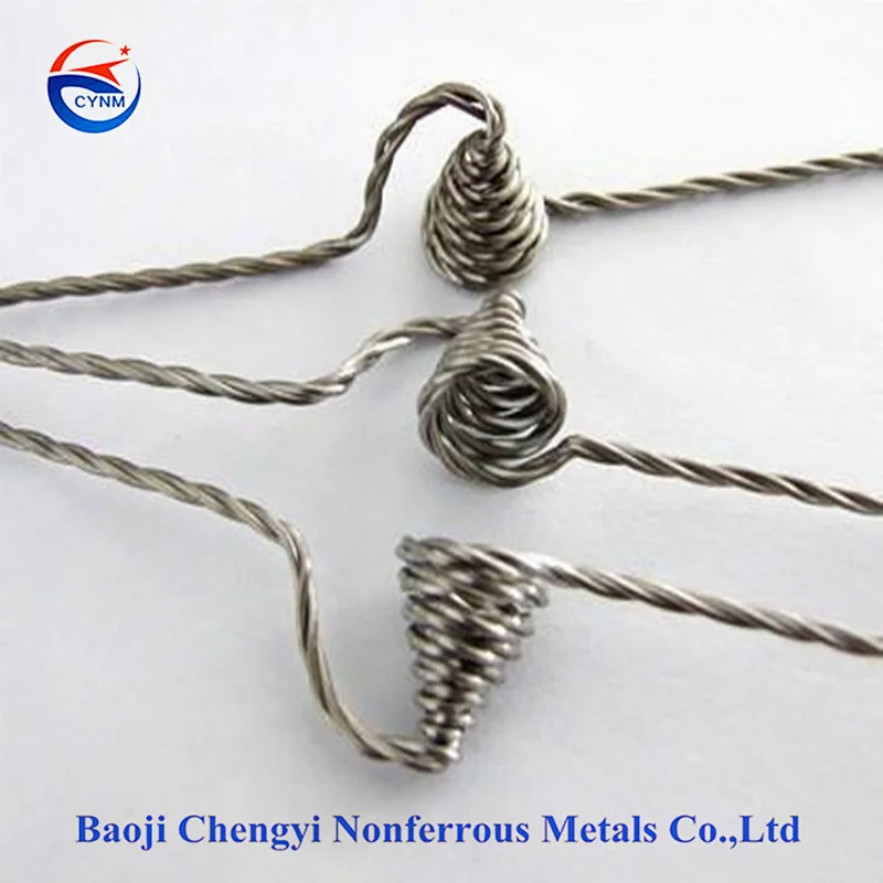 High Grade 99.95 Purity Three Strands Tungsten Filament Buy Pure 99.95 Twisted Tungsten Wire