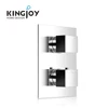 Modern bathroom products brass shower shut off valve 3 way diverter thermostatic concealed stop cock bath mixer