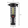 Goldmore3 Multifunctional LED Flashlight And Emergency Escape Tool- Work Light Flashing light, Hammer COB light, Cutting tool