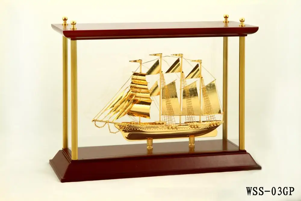 24k Gold Ship Model From Vietnam For Company Business Buy 24k Gold