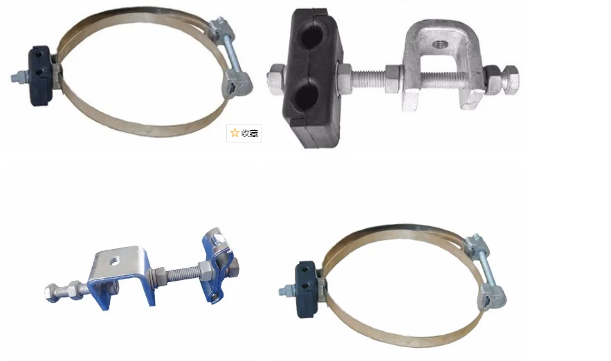 Electric Pole Clamp Down Lead Clamp For Pole And Tower Buy Down Lead