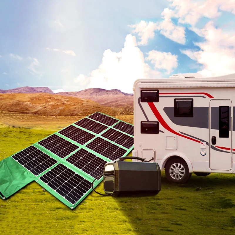 Folding Solar Panel Charger 300w 24v Battery Charger For Caravan Boat ...