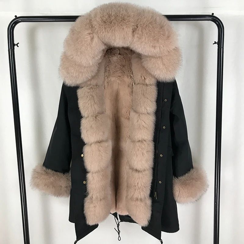 real fur detachable collar