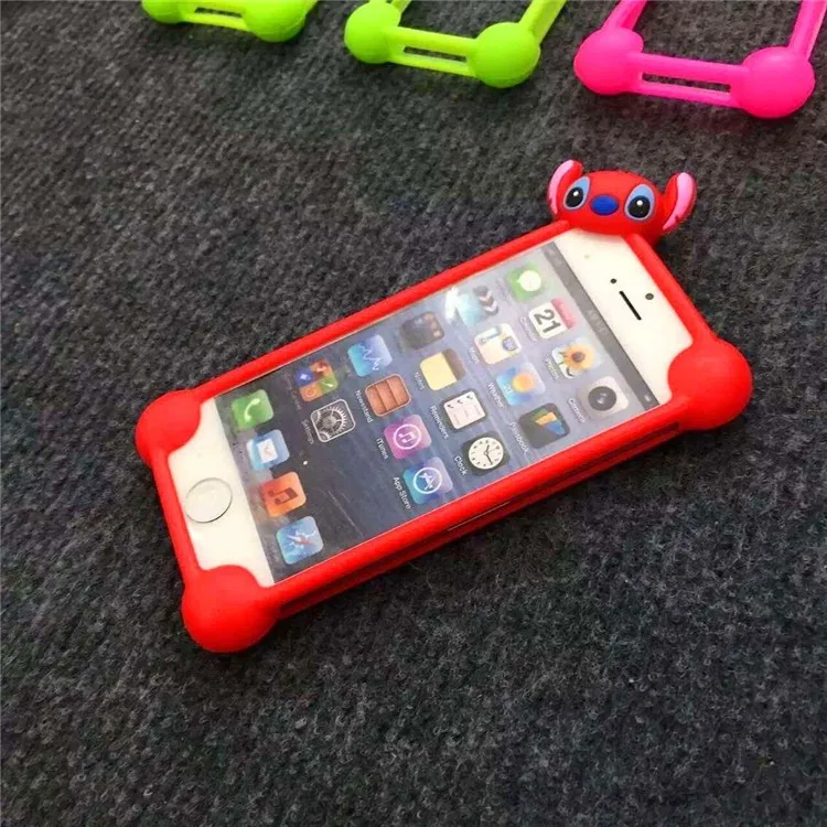 Cartoon universale del Telefono Mobile Del Silicone pagina Del Respingente Per iPhone5/6/6 plus Commercio all'ingrosso, produttore, produzione