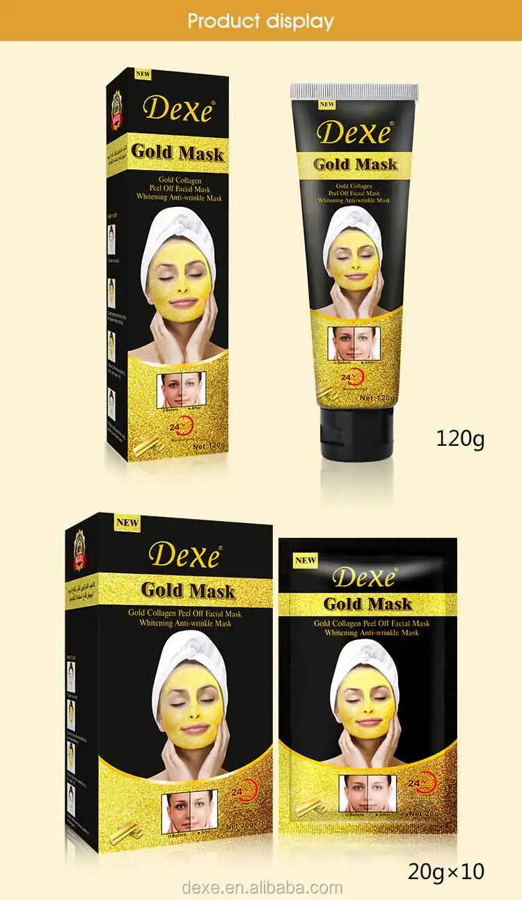 Alibaba beauty products wholesale 24k gold face mask original factory private label OEM ODM