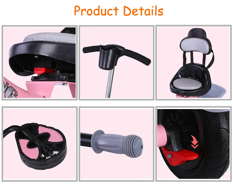 Mini 3 Tyre Three Wheel Rotary Seat Baby Toy Child Kids Tri Cycle For 2 To 4 35 Years Old In