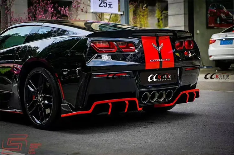 Real Carbon Tuning Accessories Body Kit For Chevrolet Corvette C7 Auto