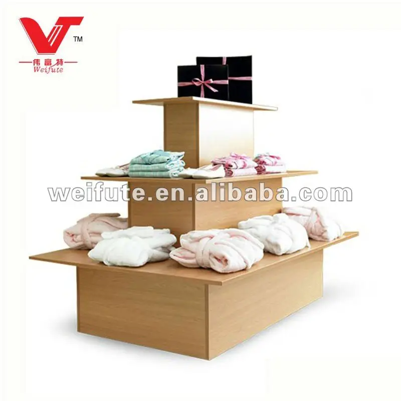 Mesa De Exhibición De Ropa Para Tienda De Ropa - Buy Mesa De Exhibición