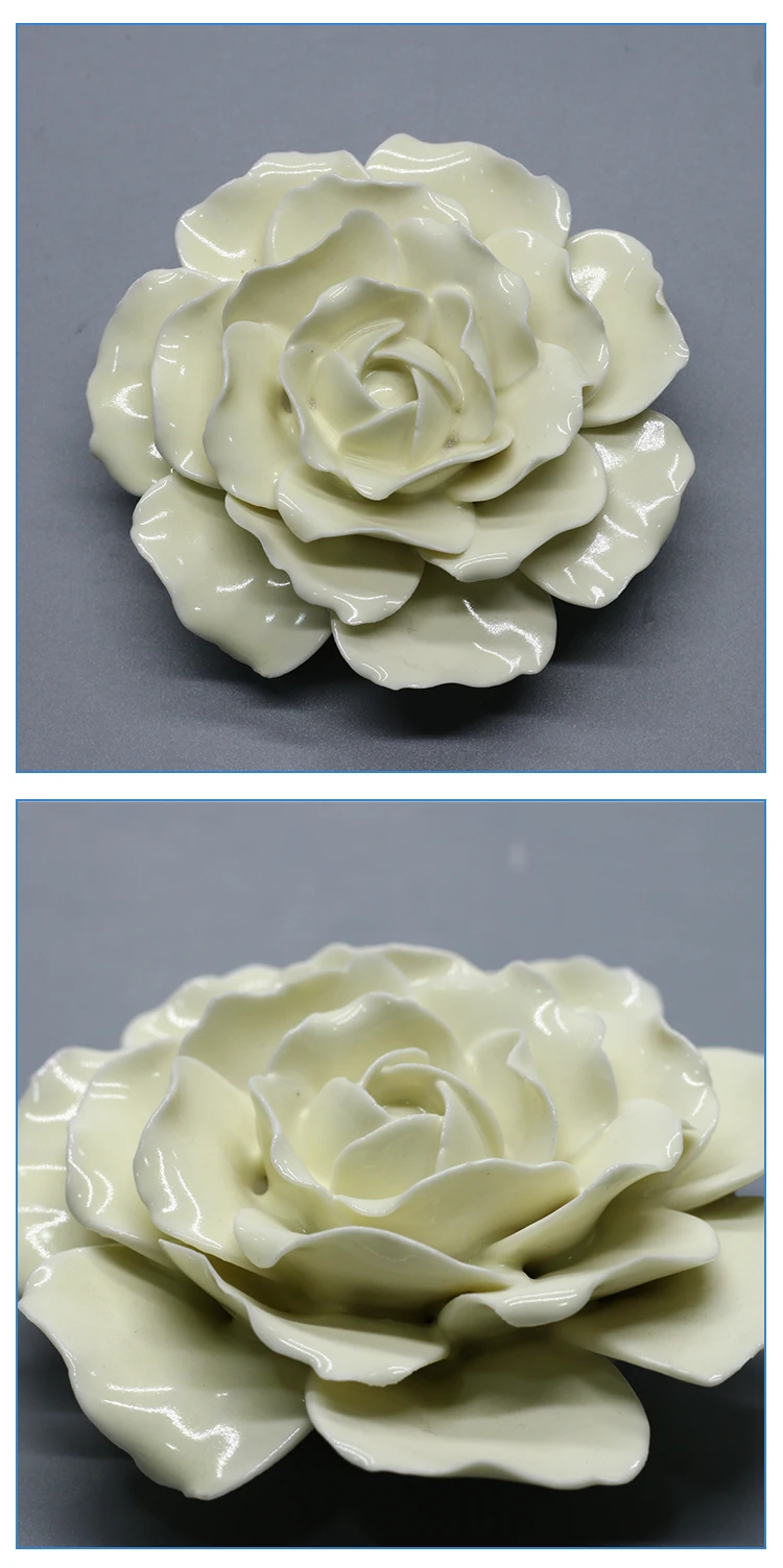 Custom Ornaments Craft Gifts Handmade Ceramic Flowers Buy Ceramic