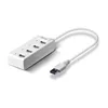Factory price 4 Port USB 3.0 HUB fixed cable with power adapter High Quality OEM ODM China Shenzhen Manufacturer
