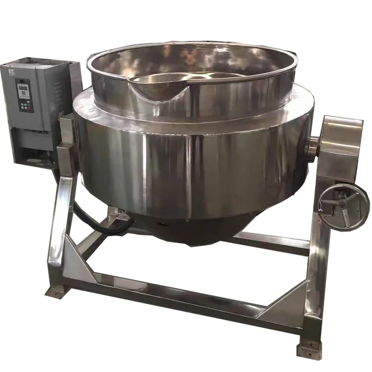 Commercial Electric Cooking Pot Cooking Kettle/industrial Steam Pressure Kettle/jacketed Cooker