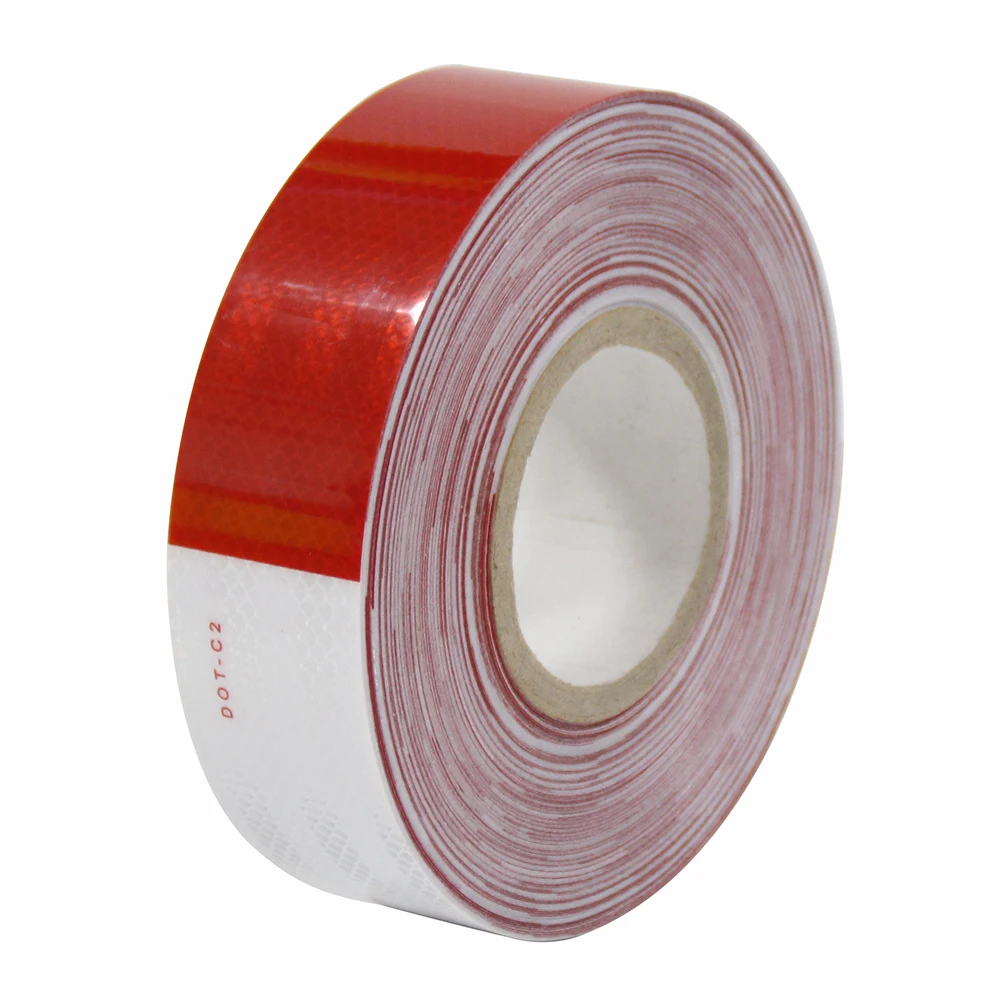 Dot-c2 Approved Red / White 3m Traffic Reflective Tape Xw 1200 For ...