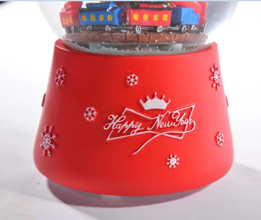 Wholesale Christmas Tree Snow Globe With Music Blowing Snow Buy