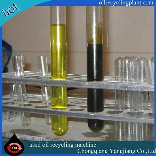 vacuum waste oil refinery used engine oil recycling machine