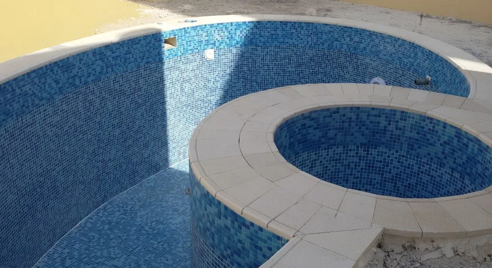 Blue Glass Mosaic For Swimming Pool And Bathroom Dolphin Mosaic For Swimming Pool Swimming Pool