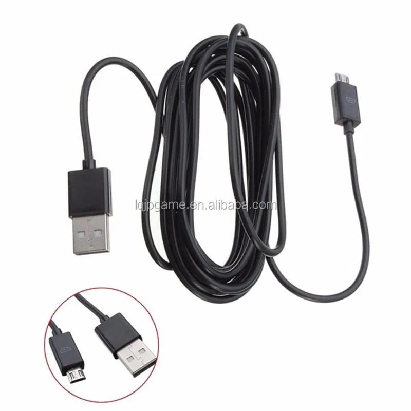 For PS4 Controller Cable 1.8m Charging Cable GamePad Controller Charger Lead Micro USB for XBOX ONE/PS4