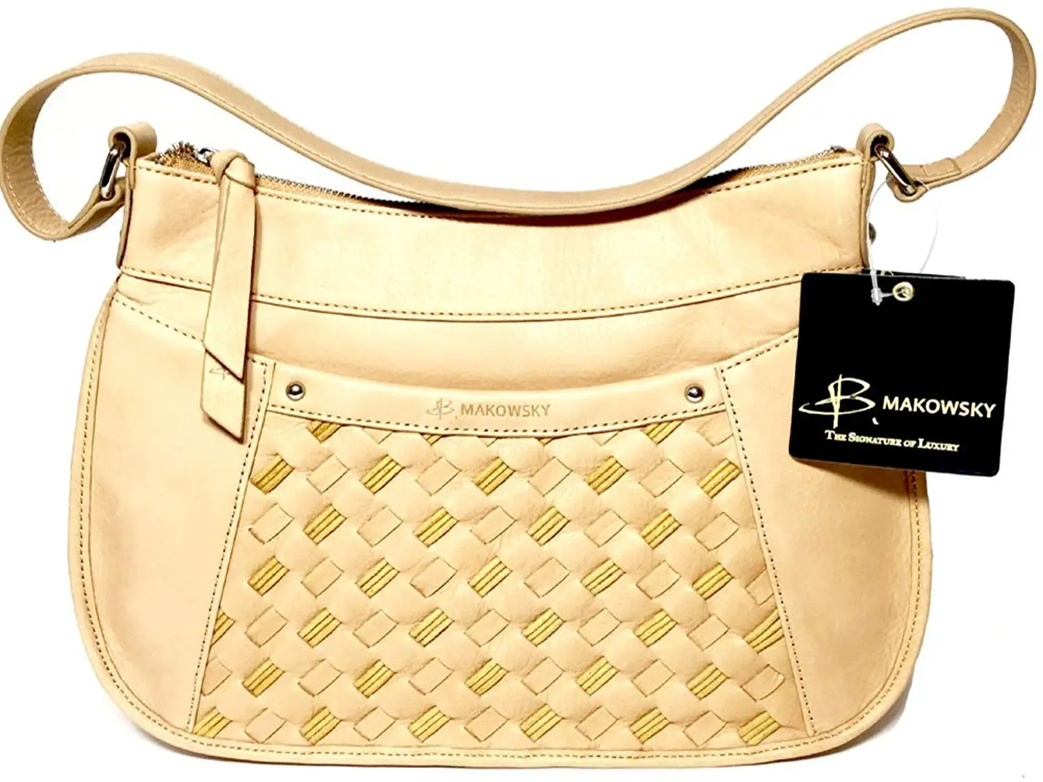 B Makowsky Handbags Find Deals On Line At Get Quotations B Makowsky Vachetta Welly Hobo Bm13136