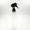 250ml plastic clear pet brown bottle with handle mini trigger sprayer have stock