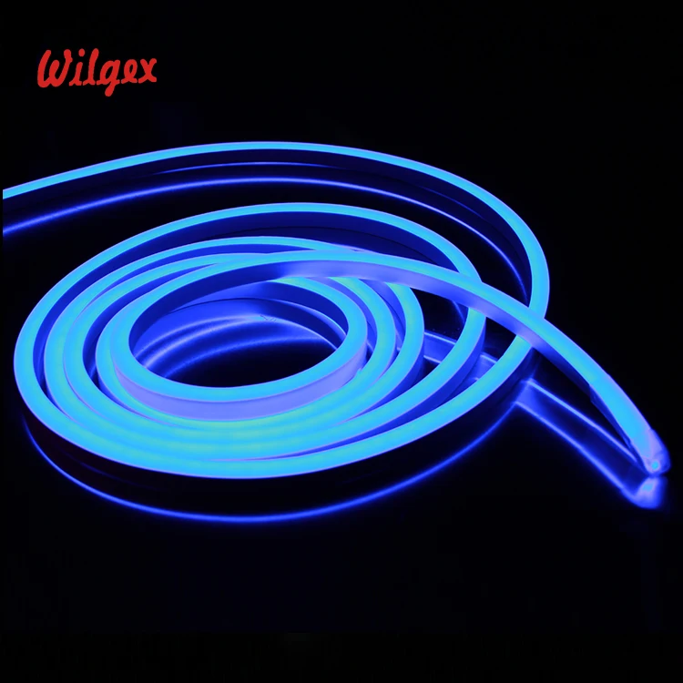 24v Color moving 5050 IP68 dmx pixel RGB led neon flex light 10x20mm