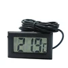 New 2019 Digital LCD Thermometer for Fridges Freezers Coolers Chillers Mini 1M Probe Black