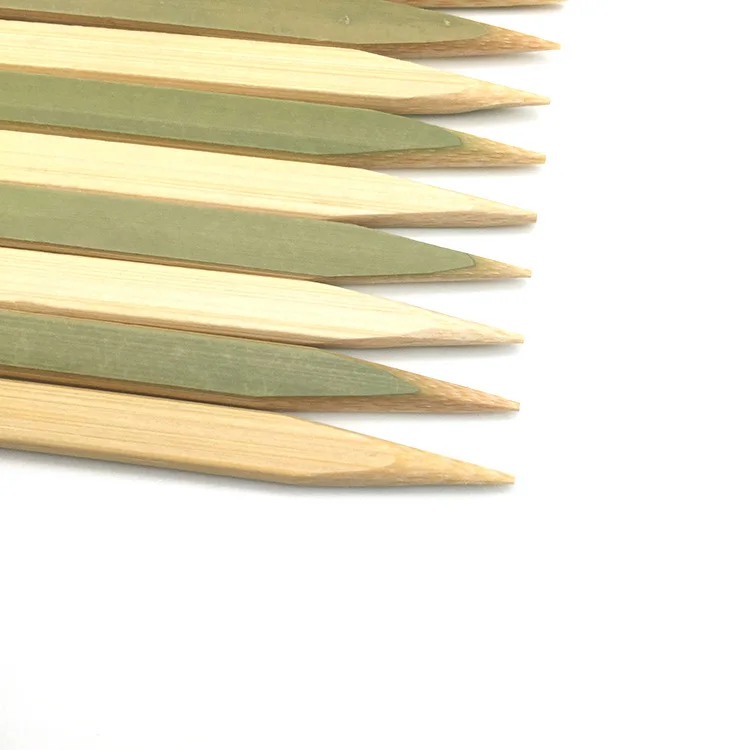 Low Moq Bamboo Square Piece Flat Craft Sticks Flat Bamboo Sticks Cheap