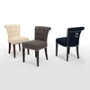 Velvet Solid Wood Ring Back Dining Chair