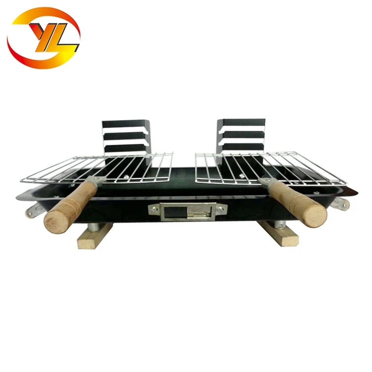 Portable Steel Simple Barbeque Commercial Japanese Indoor Hibachi Grill