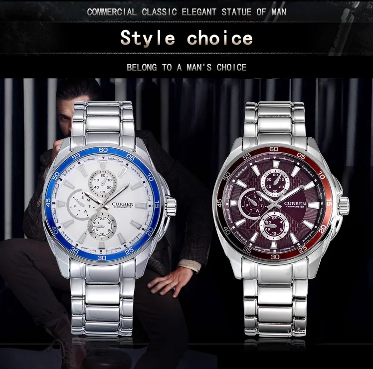 curren quartz chronometer